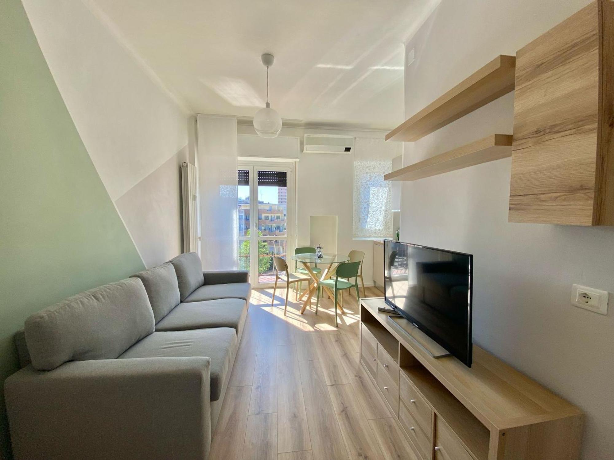 Metro S&m Home, Moderno E Confortevole Con Metro M3 Sotto Casa Appartement